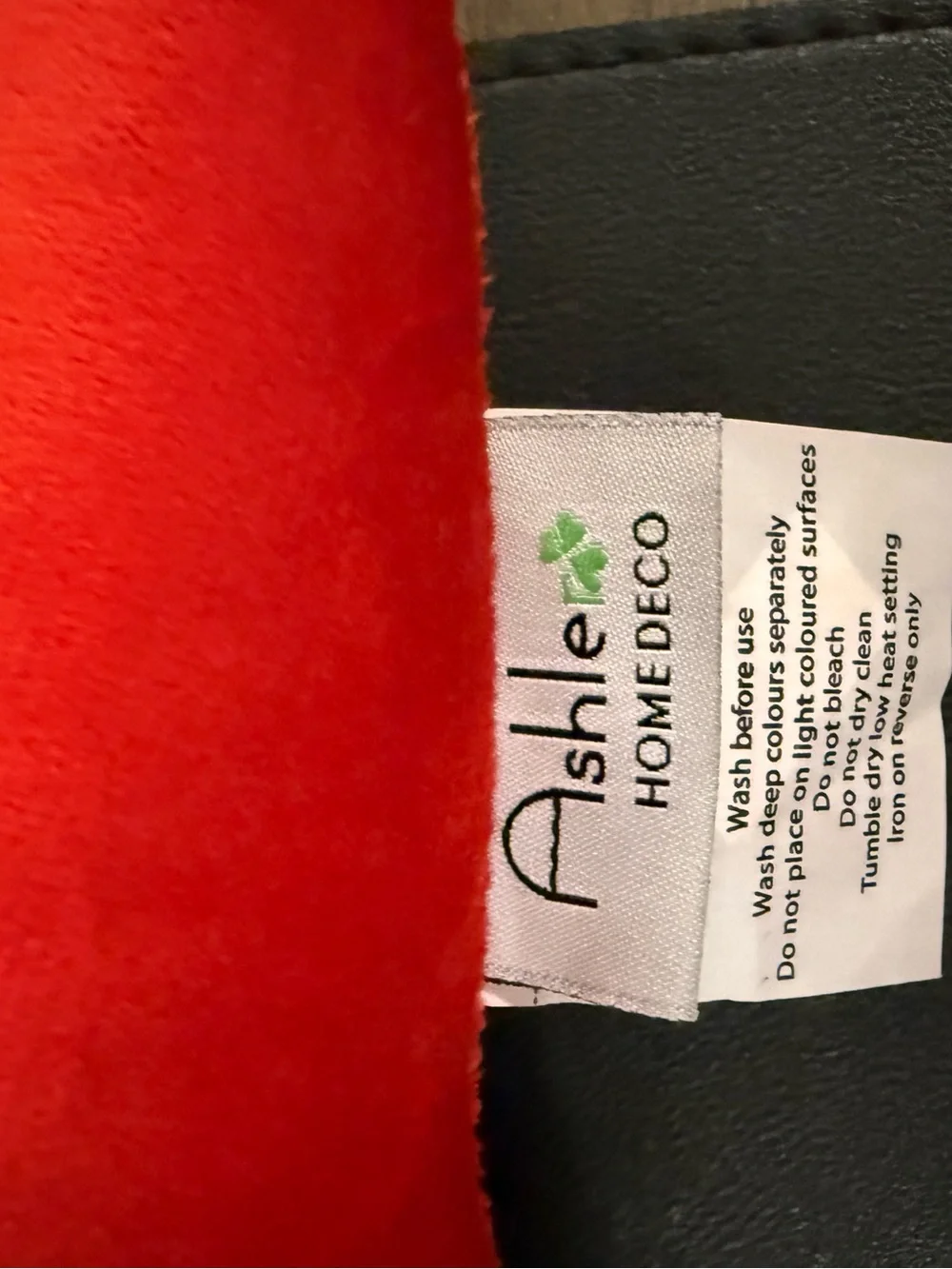 Ashley By 26 International Red Lip-Shaped Accent Pillow